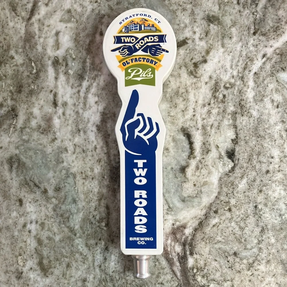 Two Roads Ol’Factory Pils Tap Handle
